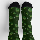 Kleeblatt St. Patrick's Day Socken (Oben)