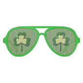 Kleeblatt St. Patrick's Day Sonnenbrille (Vorderseite)