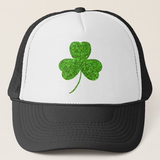 Kleeblatt St. Patrick's Day Truckerkappe (Vorderseite)