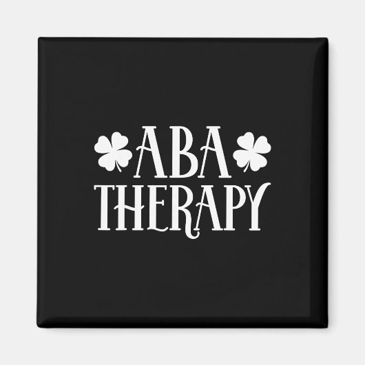 Kleeblatt St Patricks Day Verhaltensanalysten A Th Magnet (Vorne)