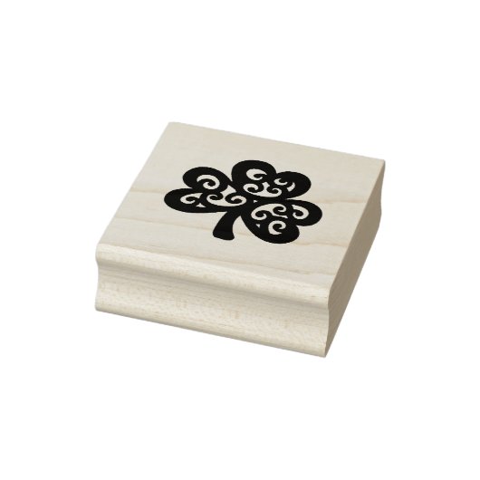 Kleeblatt St. Patrick's Day Wood Block Gummistempel (Stempel)