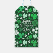 Kleeblatt St Patrick's Geschenkanhänger (Vorderseite)