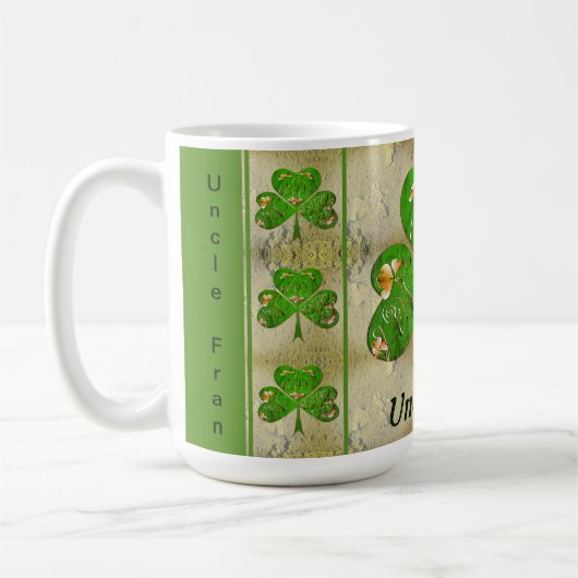 Kleeblatt St. Patrick's Leprechaun Tasse (Links)