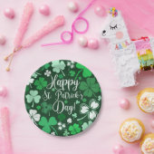 Kleeblatt St Patrick's Pappteller (Party)