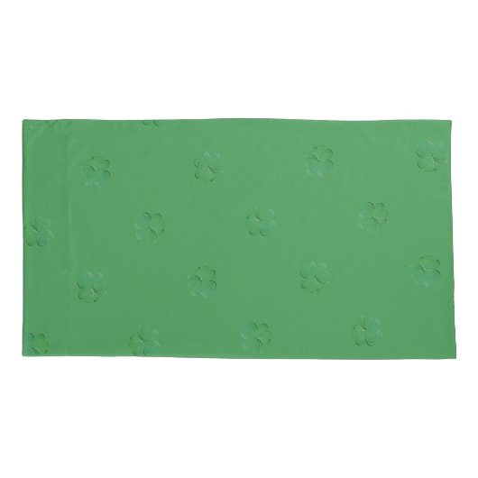 Kleeblatt St. Patrick's Pillowcase Kissenbezug (Rückseite-Links)