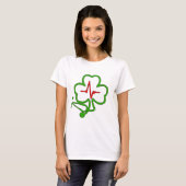 KLEEBLATT STETHOSCOPE MIT HARTBET T-Shirt (Vorne ganz)