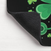 Kleeblatt-Stethoskop-St.-Patricks-Tag-Nurse-Gesche Mousepad (Ecke)