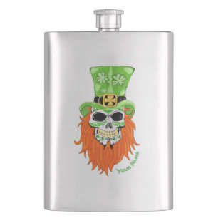 Kleeblatt Sugar Skull Flachmann