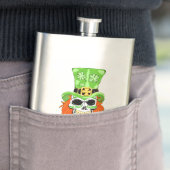 Kleeblatt Sugar Skull Flachmann (Beispiel)