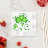 Kleeblatt Swirl Napkins Serviette (Beispiel)