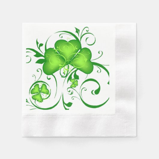 Kleeblatt Swirl Napkins Serviette (Vorderseite)