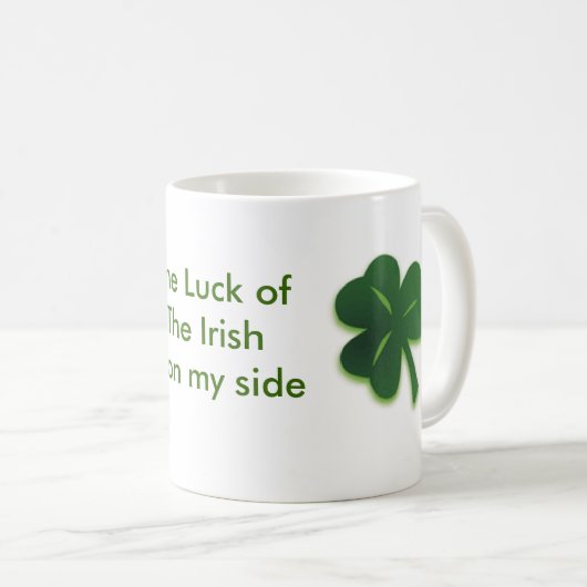 Kleeblatt-Tasse Kaffeetasse (VorderseiteRechts)