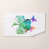 Kleeblatt Teetuch "Happy St. Patrick's Day" Handtuch (Handtuch)