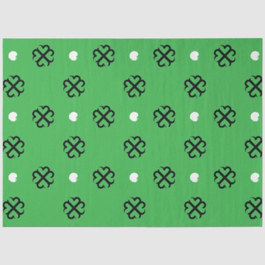 Kleeblatt-Tissue Paper Seidenpapier (Vorderseite)