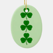 Kleeblatt Trio Keramikornament (Hinten)