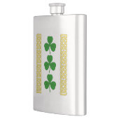 Kleeblatt Trio und Knüpfarbeit Bands Flachmann (Links)