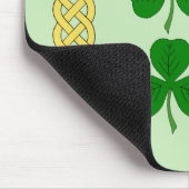 Kleeblatt Trio und Knüpfarbeit Bands Mousepad (Ecke)