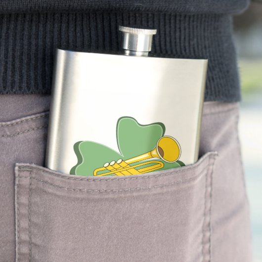 Kleeblatt Trumpet Flachmann (Beispiel)