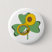 Kleeblatt Tuba Button (Vorderseite)