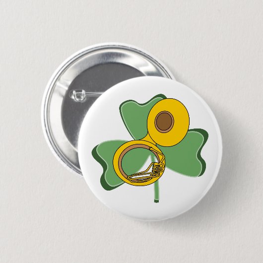 Kleeblatt Tuba Button (Vorne & Hinten)