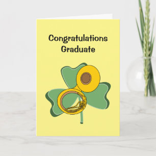 Kleeblatt Tuba Dankeskarte