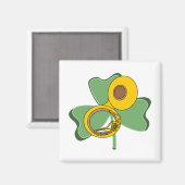 Kleeblatt Tuba Magnet (Vorderseite/Rückseite)