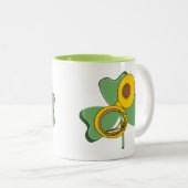 Kleeblatt Tuba Zweifarbige Tasse (VorderseiteRechts)