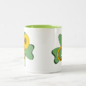 Kleeblatt Tuba Zweifarbige Tasse (Mittel)