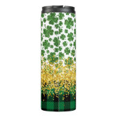 🍀 Kleeblatt- und Glitzer-🍀 Thermosbecher (Rückseite)