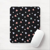 Kleeblatt- und Herzmuster Mousepad (Mit Mouse)