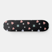 Kleeblatt- und Herzmuster Skateboard (Horizontal)