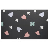 Kleeblatt- und Herzmuster Stoff (Fat Quarter (45,7 x 55,9 cm))