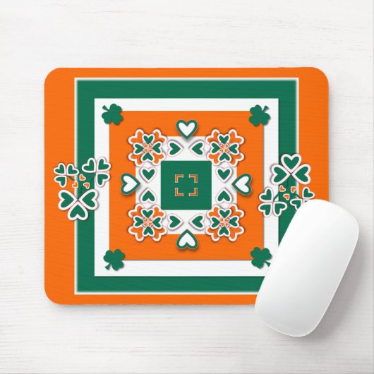 Kleeblatt und mehr mousepad (Mit Mouse)