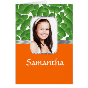 Kleeblatt und Orange