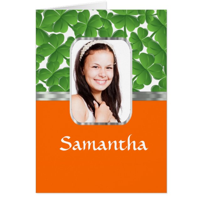 Kleeblatt und Orange (Vorne)