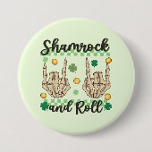 Kleeblatt- und Roll-Skelett Button (Vorderseite)