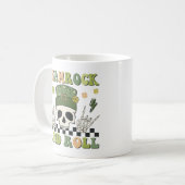 Kleeblatt und Roll - Skelettklemme Kaffeetasse (Vorderseite Links)