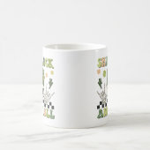 Kleeblatt und Roll - Skelettklemme Kaffeetasse (Mittel)