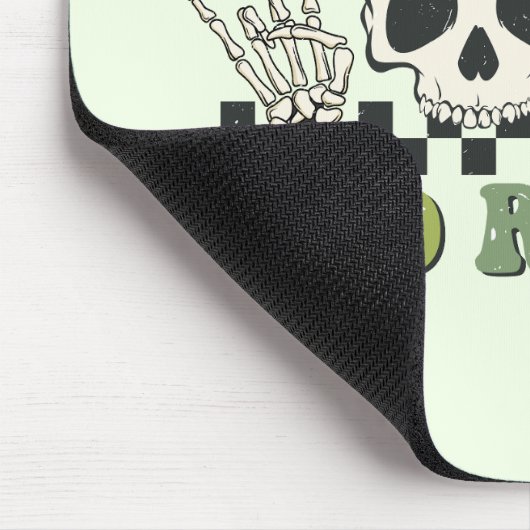 Kleeblatt und Roll - Skelettklemme Mousepad (Ecke)