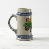 Kleeblatt und Roll St. Patrick's Day Bierglas (Links)