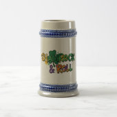 Kleeblatt und Roll St. Patrick's Day Bierglas (Mittel)