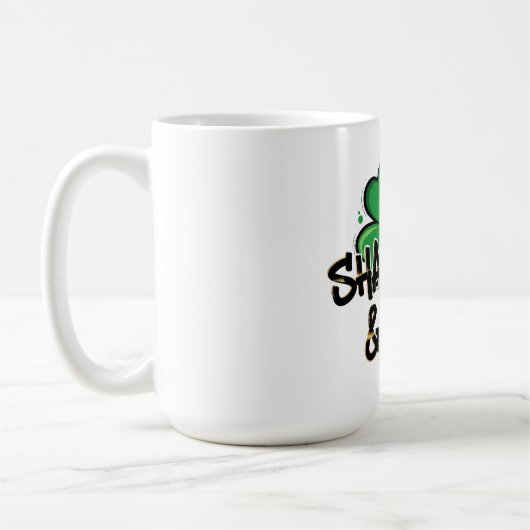 Kleeblatt und Roll St. Patrick's Day Kaffeetasse (Links)