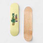 Kleeblatt und Roll St. Patrick's Day Skateboard (Vorderseite)