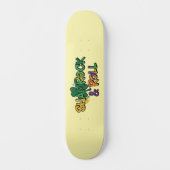 Kleeblatt und Roll St. Patrick's Day Skateboard (Vorderseite)