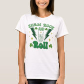 Kleeblatt und Roll St Patrick's Day T-Shirt (Vorderseite)