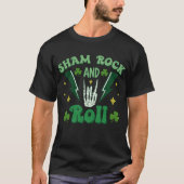 Kleeblatt und Roll St Patrick's Day T-Shirt (Vorderseite)