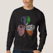 Kleeblatt Usa Irland Sweatshirt (Vorderseite)