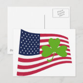 Kleeblatt-USA Postkarte (Vorne/Hinten)