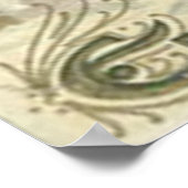 Kleeblatt Verheirateter Pferdetransporter Poster (Ecke)