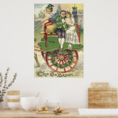 Kleeblatt Verheirateter Pferdetransporter Poster (Küche)